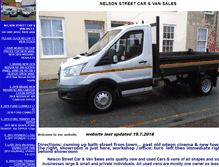 Tablet Screenshot of nelsonstreetvans.com